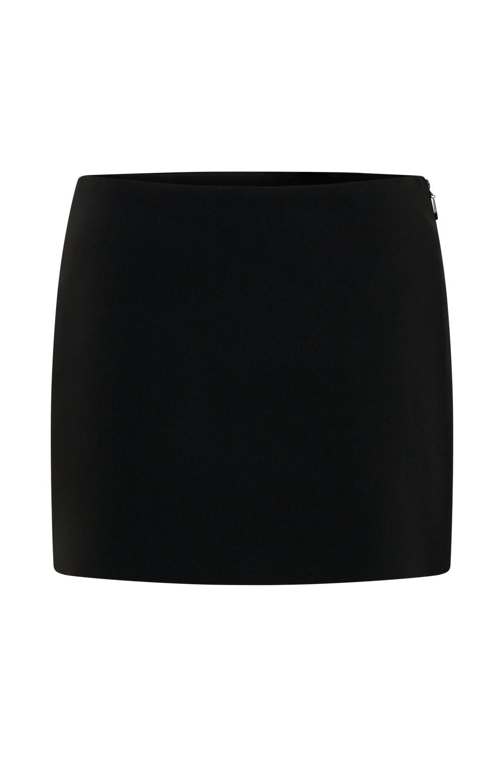 Aisha Suiting Mini Skirt - Black